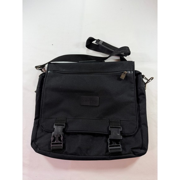 Leed's Other - Leeds Lexis Publishing Black Canvas Messenger Computer Bag North West Zipper